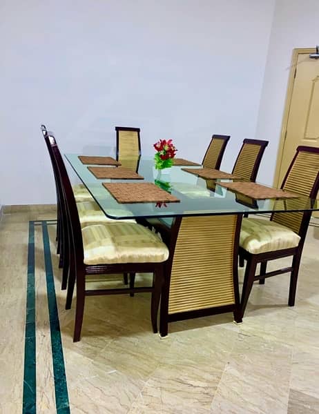 8 seater dining table top glass 2