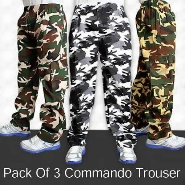 Pack Of 2 Camouflage Commando trouser For boys & Men's 7