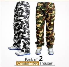 Pack Of 2 Camouflage Commando trouser For boys & Men's 0
