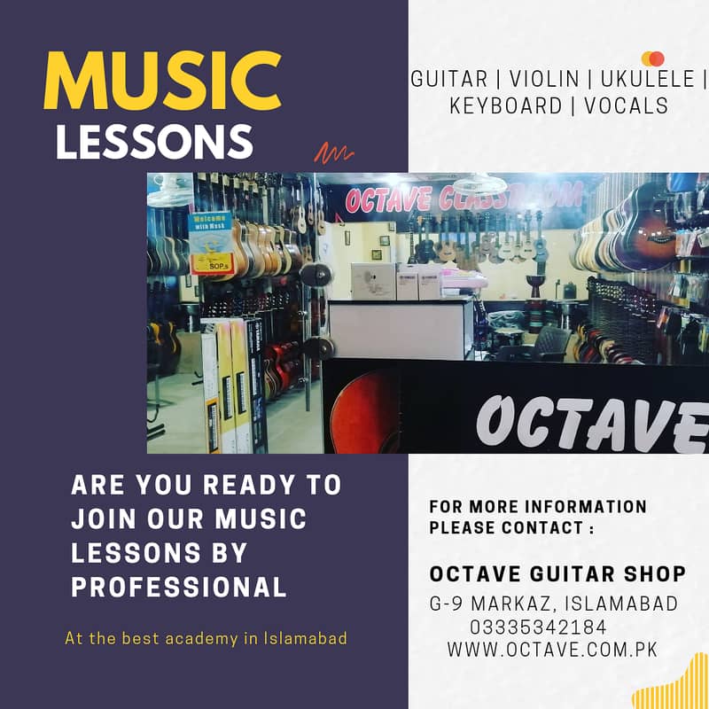 High Quality Musical Instruments at Octave Guitar Violin Ukulele Shop 8