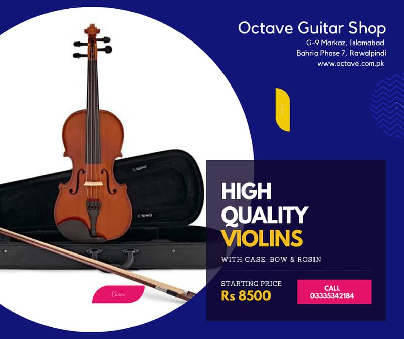 High Quality Musical Instruments at Octave Guitar Violin Ukulele Shop 12