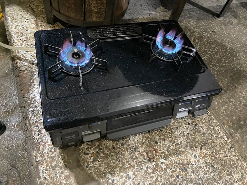 Japanese LPG and gas stove 7