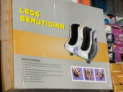 New Shiatsu Kneading Rolling Vibration Foot Calf Leg Massager Machine 10