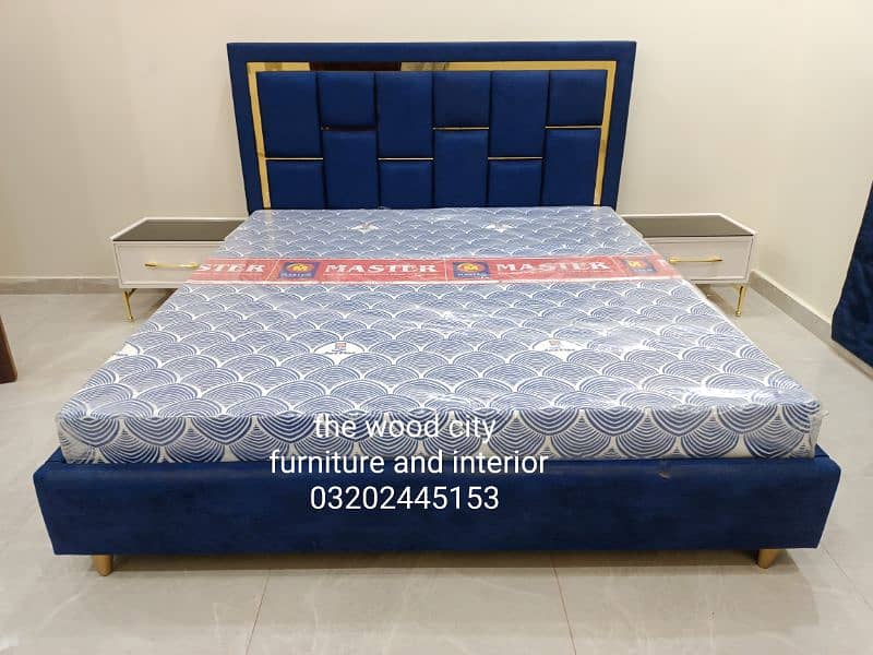 King size bed bed room set double bed 4