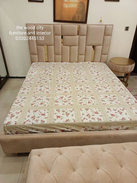 King size bed bed room set double bed 5