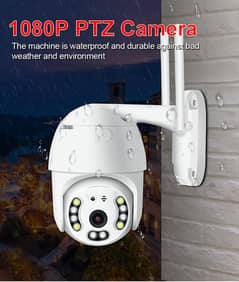 IP Outdoor Wifi Security Camera Q8-1 2 way Audio PTZ 1080p Camera