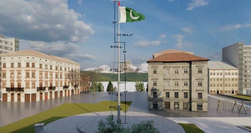 Wapda Poles,Stadium Poles & lights, ,Decorative Poles flagpoles. pk 14