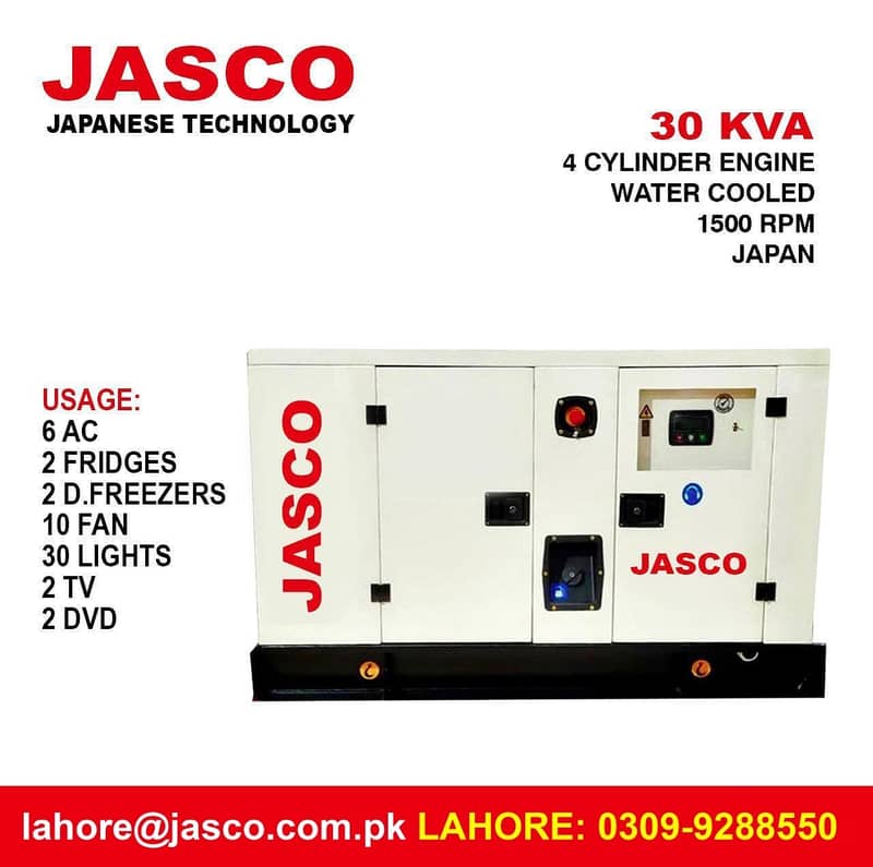 Jasco Diesel Generators 15 kva to 100 kva 2