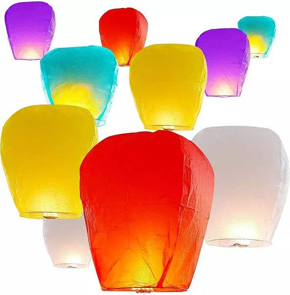 New Year Celebrations SKY LANTERNS  PACK OF 10 PIECES AVAILABLE 4