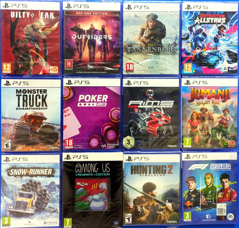 BRAND NEW PS5 GAMES AVAILABLE AT MY GAMES ! 2