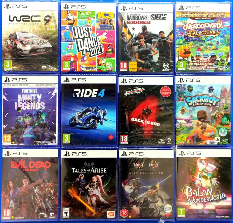 BRAND NEW PS5 GAMES AVAILABLE AT MY GAMES ! 3