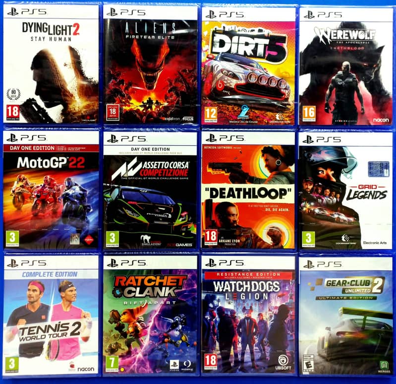 BRAND NEW PS5 GAMES AVAILABLE AT MY GAMES ! 4