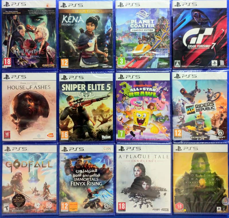 BRAND NEW PS5 GAMES AVAILABLE AT MY GAMES ! 5