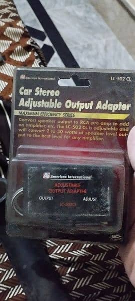 car stereo adjustable output adapter 1