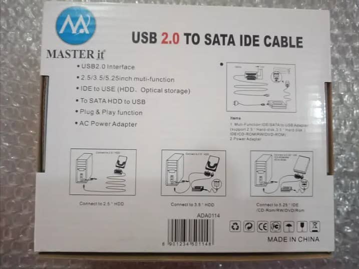 USB to SATA & IDE Data Copy Paste Transfer Device 1