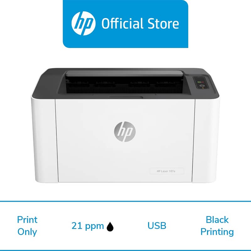 HP Laser 107w Wireless Printer 0