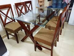 WOODEN DINNING TABLE