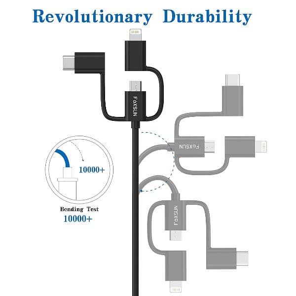 FOXSUN MULTI USB CHARGING CABLE 2M 2