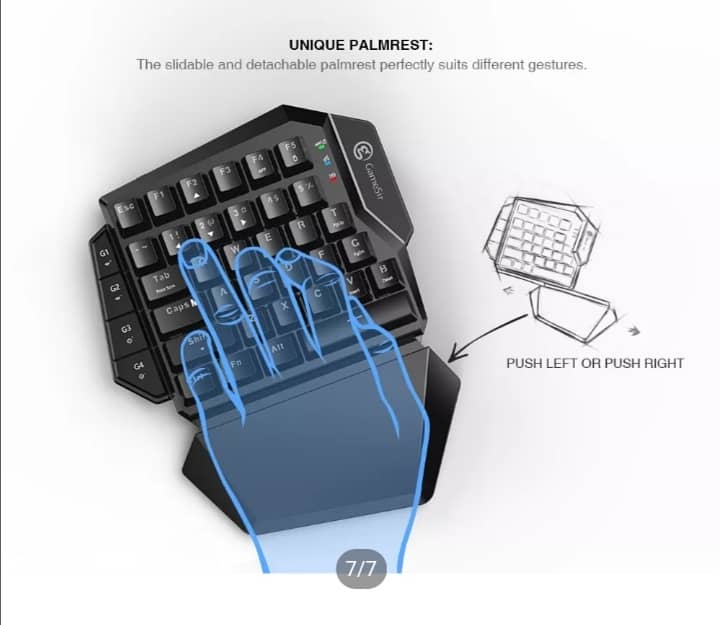 GameSir Aiming Switch Game Keypad and Mouse Combo 6
