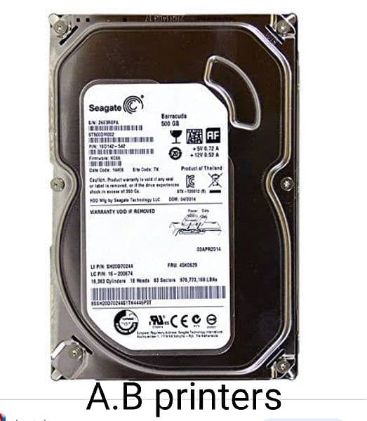 Brand new Hard drive 500gb Seagate 1