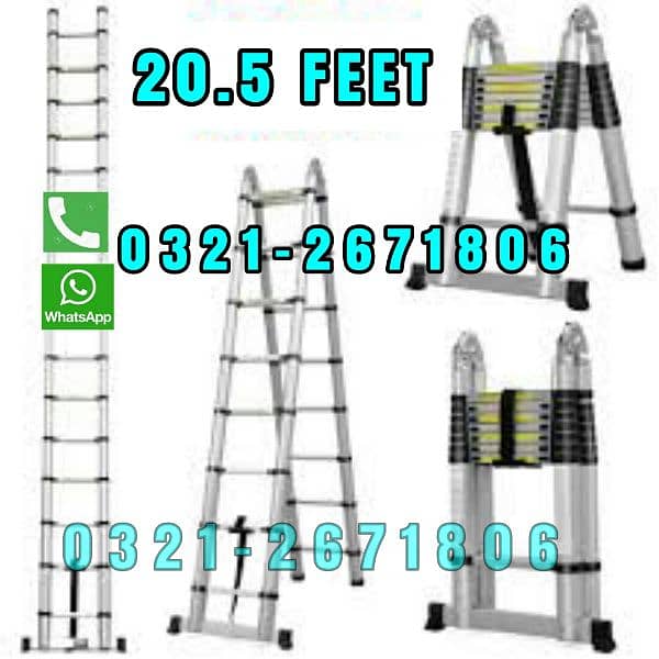 ALMUNIUM LADDER  12 FEET  12 STEPS  HEAVY QUALITY  LADDER 0