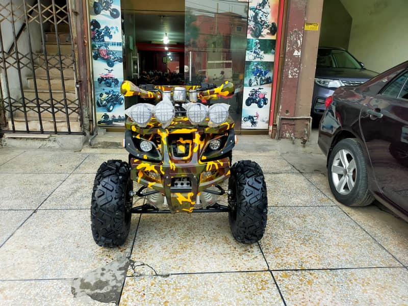 Full Monster Luxury Sports Allowy Rim 250cc Auto Engine Atv Quad Bikes 4