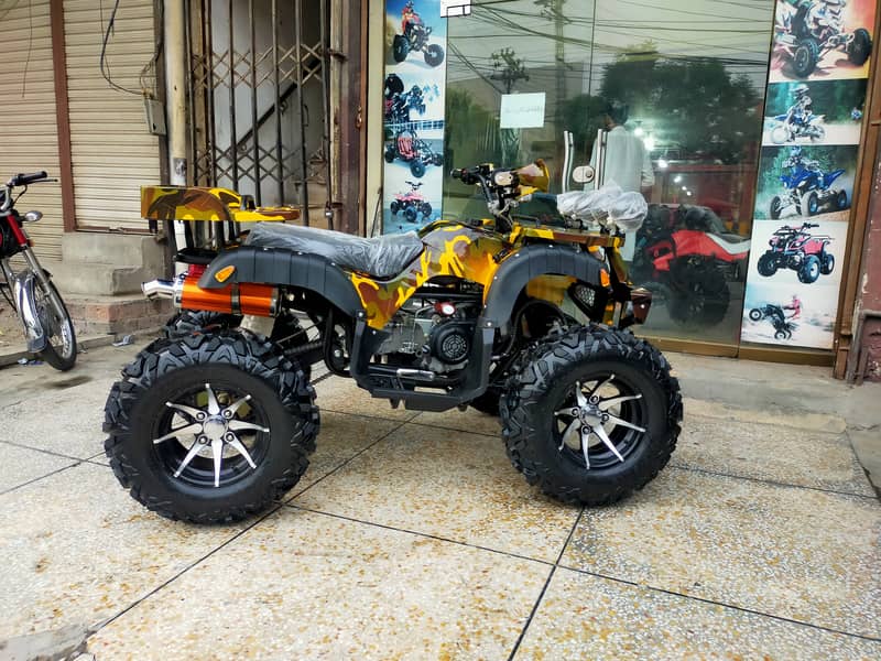 Full Monster Luxury Sports Allowy Rim 250cc Auto Engine Atv Quad Bikes 8