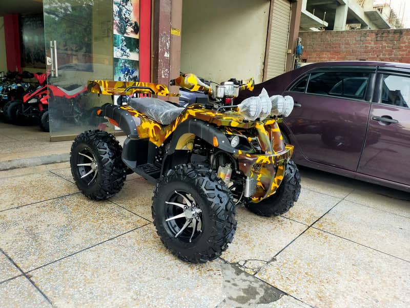 Full Monster Luxury Sports Allowy Rim 250cc Auto Engine Atv Quad Bikes 14