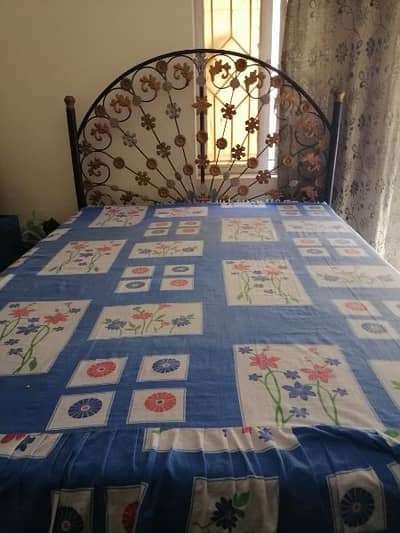 strong iron  bed