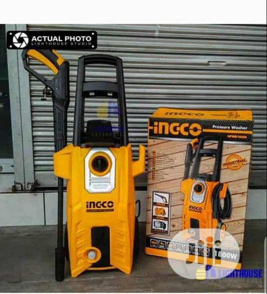 Original INGCO industrial High Pressure Car Washer - 150 Bar 10