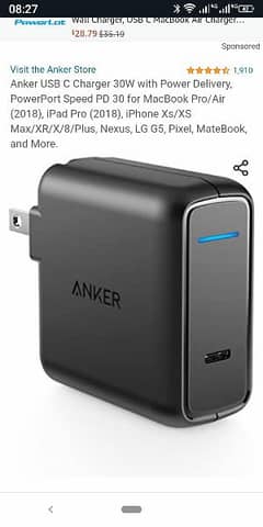 iphone 15 pro max,Anker 30w PD charger