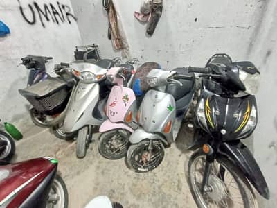 power scooty and United scooty and Japanese scooty available 2