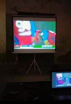 projector with screen available on rent