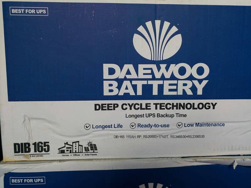 Daewoo DIB-165 New battery Free home delivery Credit card service avai 1