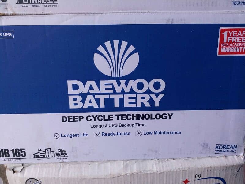 Daewoo DIB-165 New battery Free home delivery Credit card service avai 2