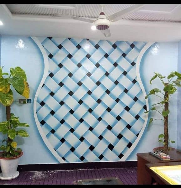 office home and school 3d wall painting Design 9