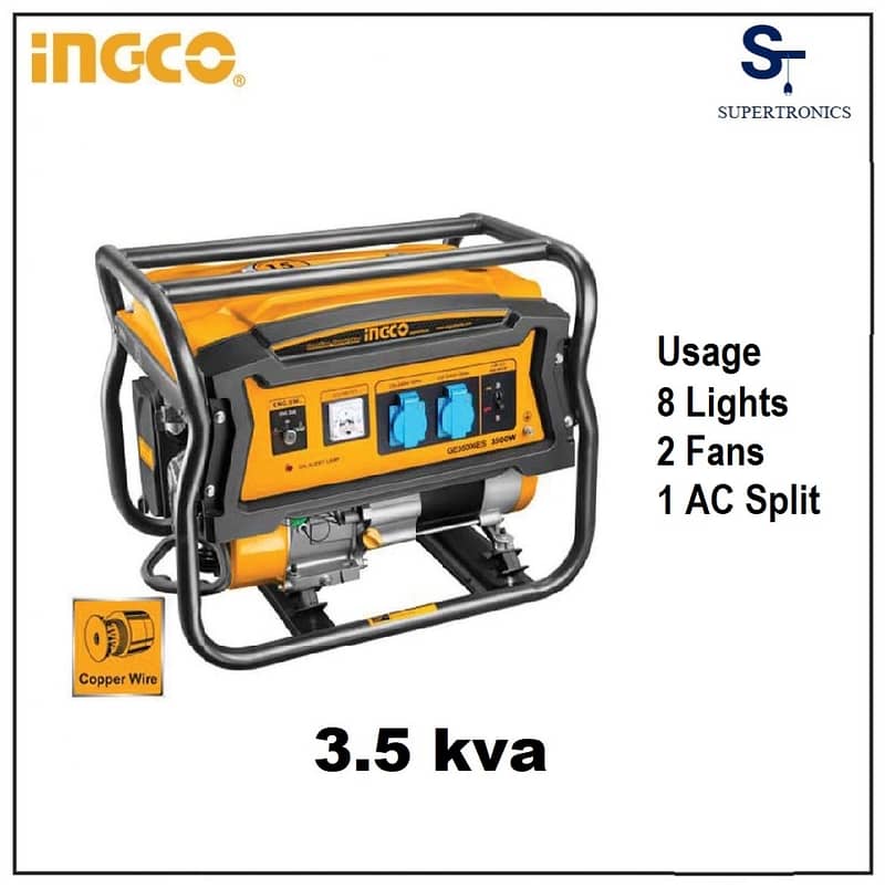 Ingco & Wadfow brand  new  Generator in warranty 2