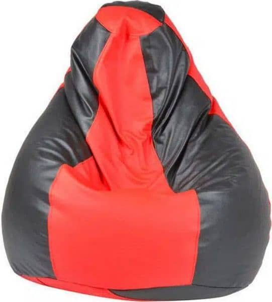 BEAN BAGS LEATHER COUCH 10