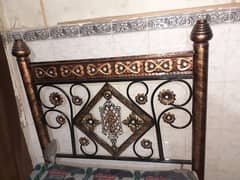iron bed without mattress for sale