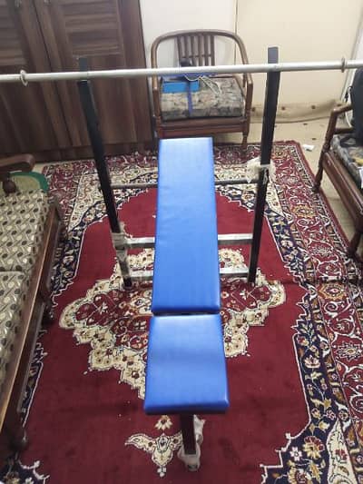 chest bench press with bench rode