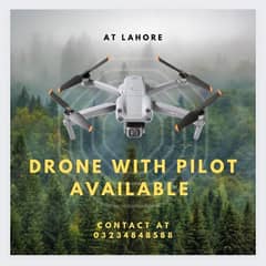 Drone With Operator Available for Rent