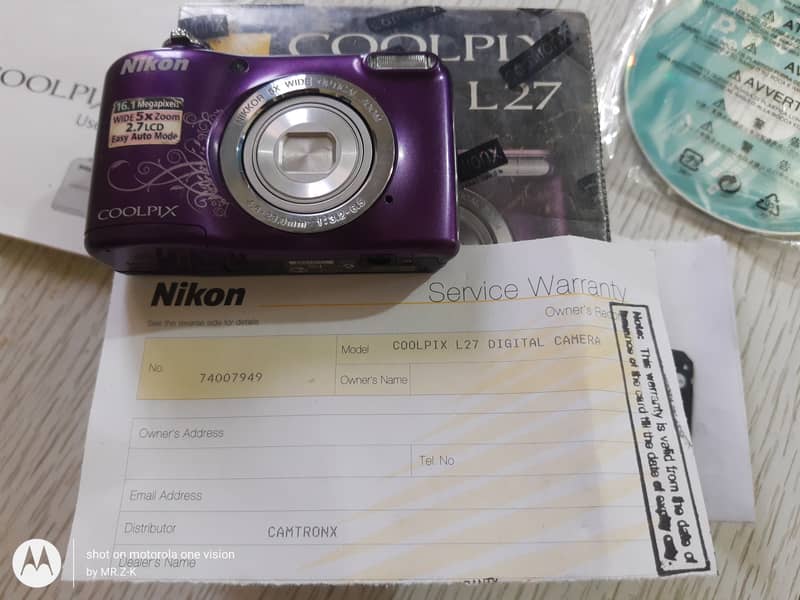 Nikon Coolpix L27 New 16megapixels 3