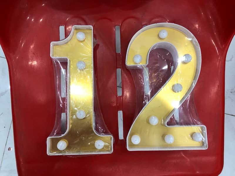 LED Alphabets Letters Numbers 6