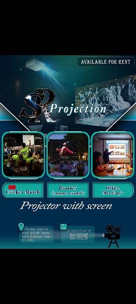 projector with screen speaker available on rent Smds sound system 1