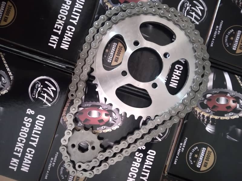 Chain and Grari kit for CD 70 1300Rs or CG 125 1600rs 1