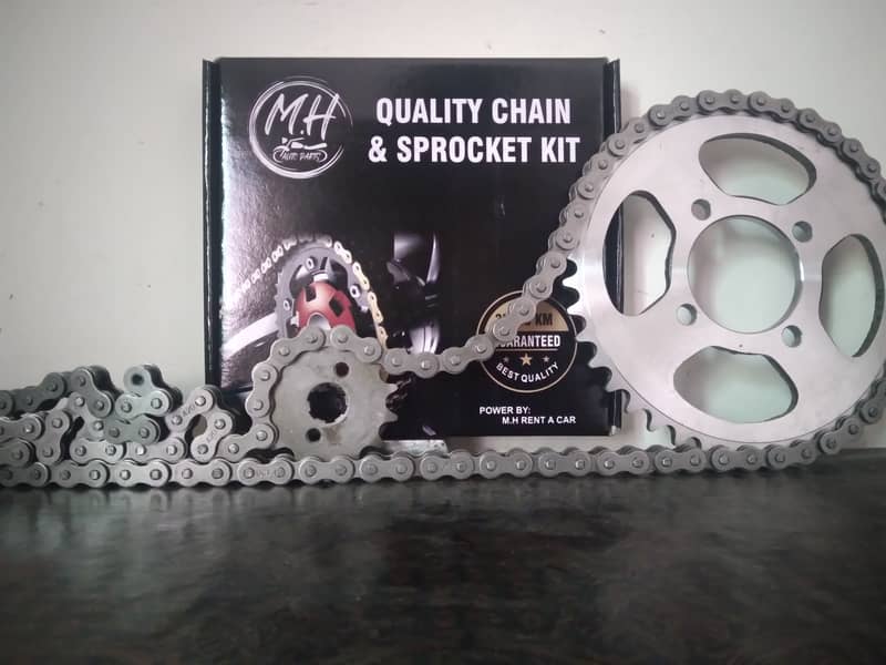 Chain and Grari kit for CD 70 1300Rs or CG 125 1600rs 10