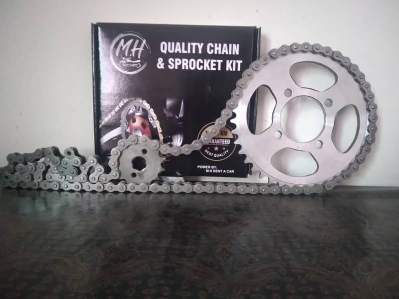 Chain and Grari kit for CD 70 1300Rs or CG 125 1600rs 11