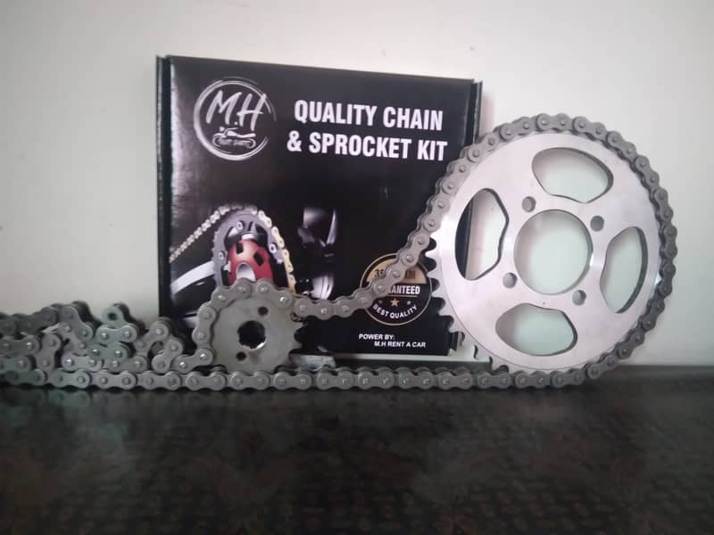 Chain and Grari kit for CD 70 1300Rs or CG 125 1600rs 13