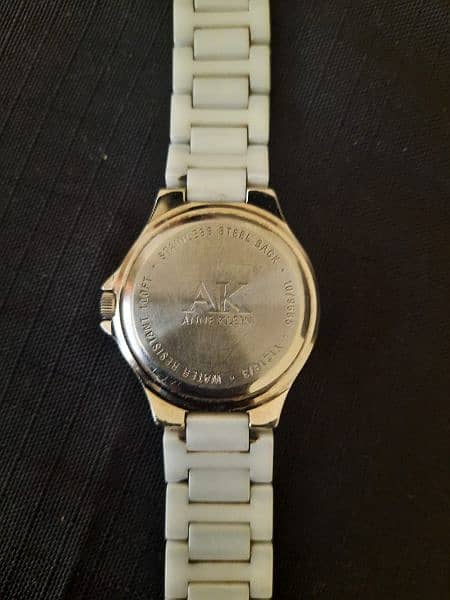 Anne Klein White Ceramic Ladies Watch (from Dubai) 1