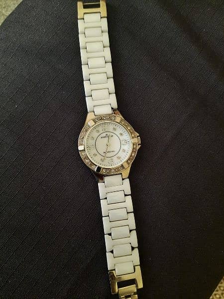 Anne Klein White Ceramic Ladies Watch (from Dubai) 3